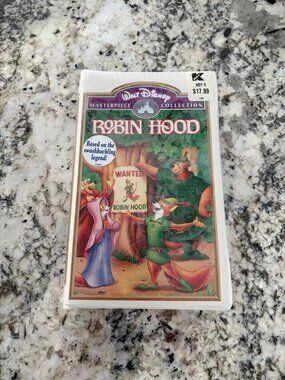 Robin Hood 1991 VHS Disney Sealed Kmart Sticker